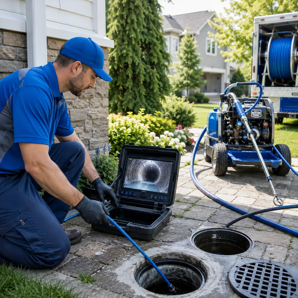 Outdoor drain cleaning professionals serving Clayton, NC